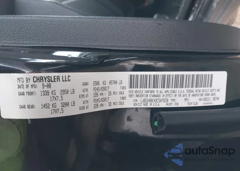 2009 Jeep Grand Cherokee Laredo из США, поврежденный, VIN 1J8GS48KX9C507658